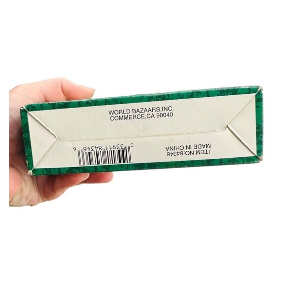 Vintage World Bazaars Jade Collection Ceramic Easter Bunny 4 Piece Set 3” Tall - Picture 7 of 7